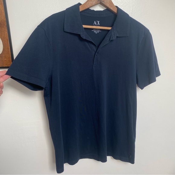 Armani Exchange Navy Polo - Picture 5 of 9